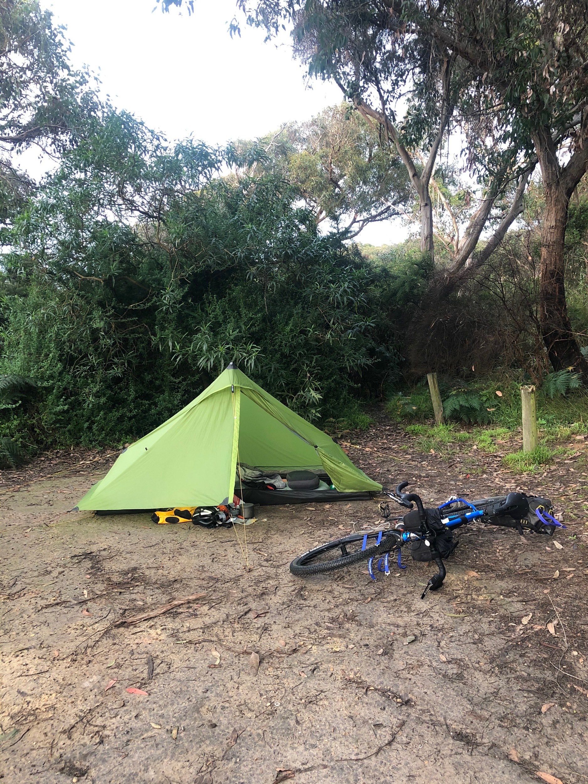 Second night's camp