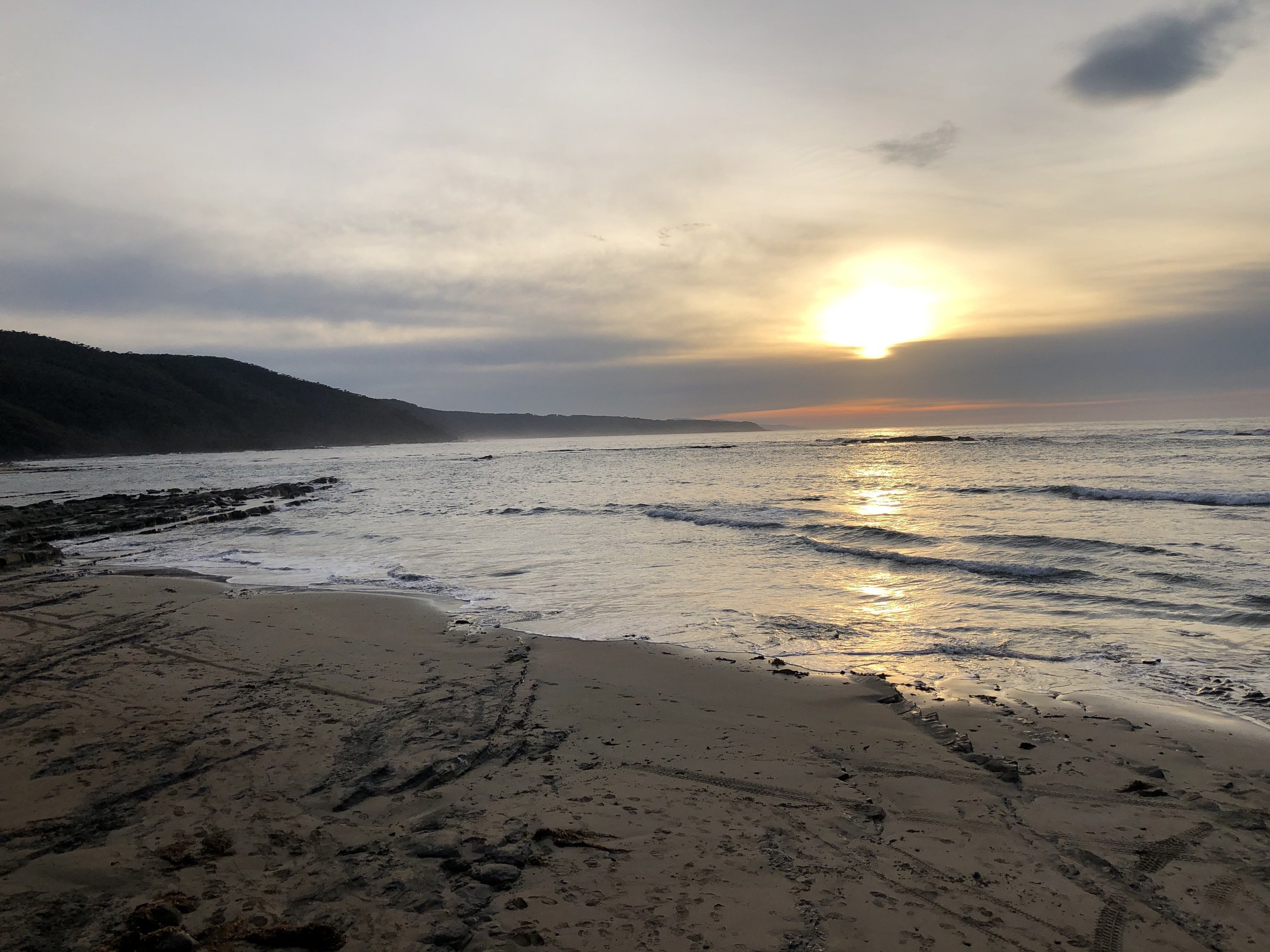 Sunrise over Blanket Bay